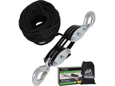 Polipasto XSTRAP: resistente, 2 lb/50 ft, carga 1000 lb